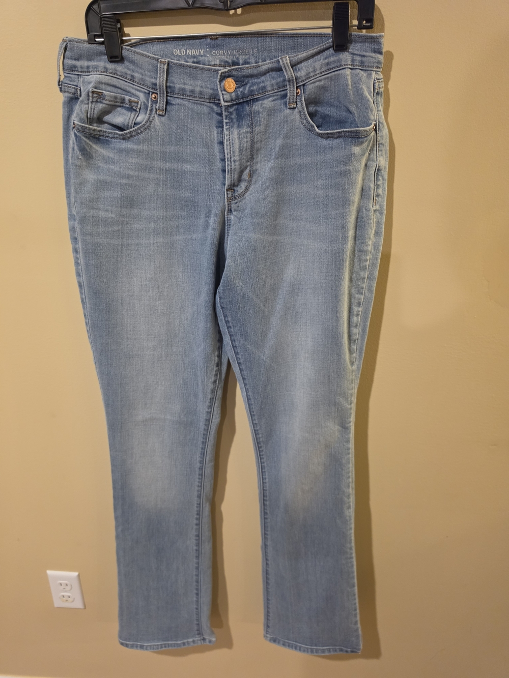 Old Navy Light Wash Curvy Mid-Rise Women's Jeans